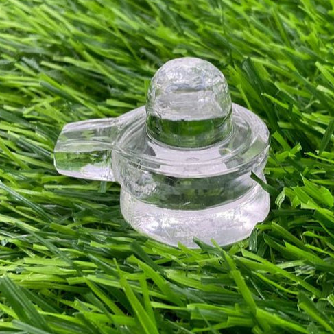 Beautiful Crystal Shivling (Spatick Shivling) for Puja & Meditation ā Spiritual Awakening" {Weight-23.00 Gram}