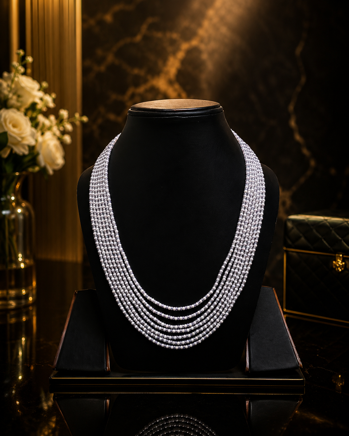 Luxury Multi-Layer CZ Necklace for Women | Premium Party Wear Jewelry