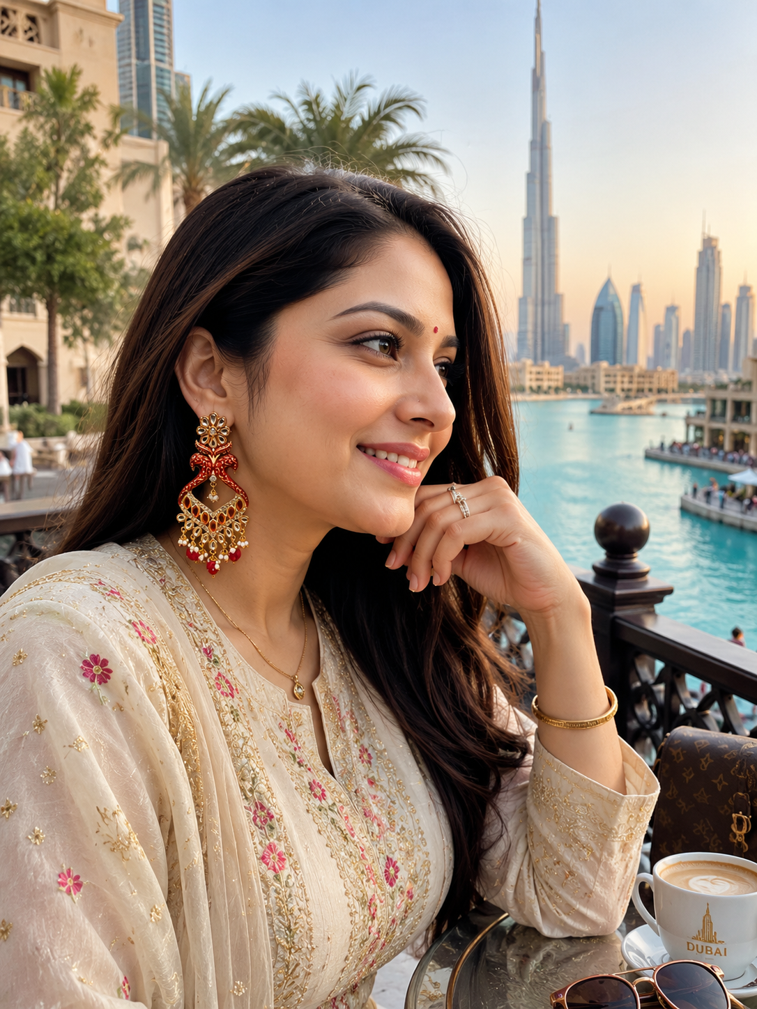 Traditional Designer Chandbali Earrings | Ethnic Party Wear Jewelry