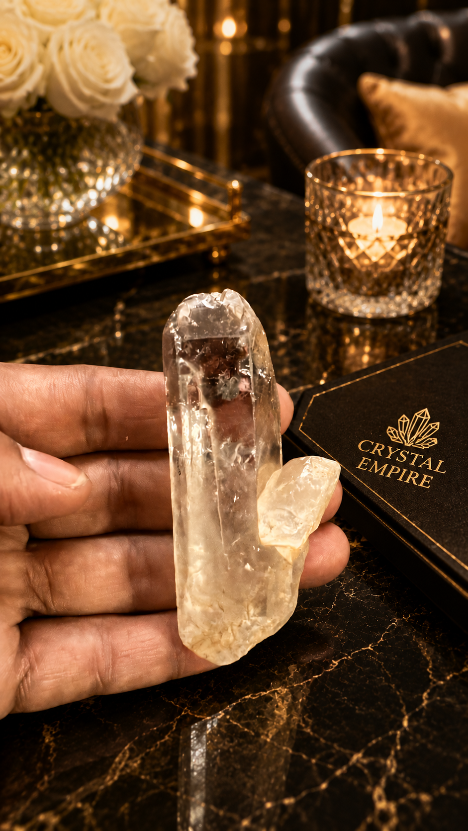 Natural Garden Quartz Lemurian Crystal for Healing & Energy Work 71.10 Gram