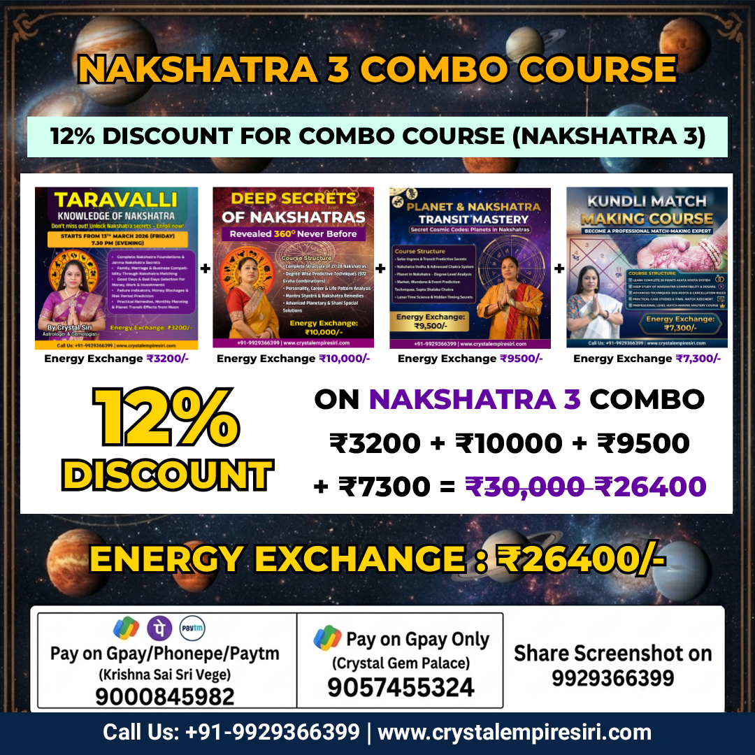 Nakshatra 3 Combo Course ā 12% Mega Discount