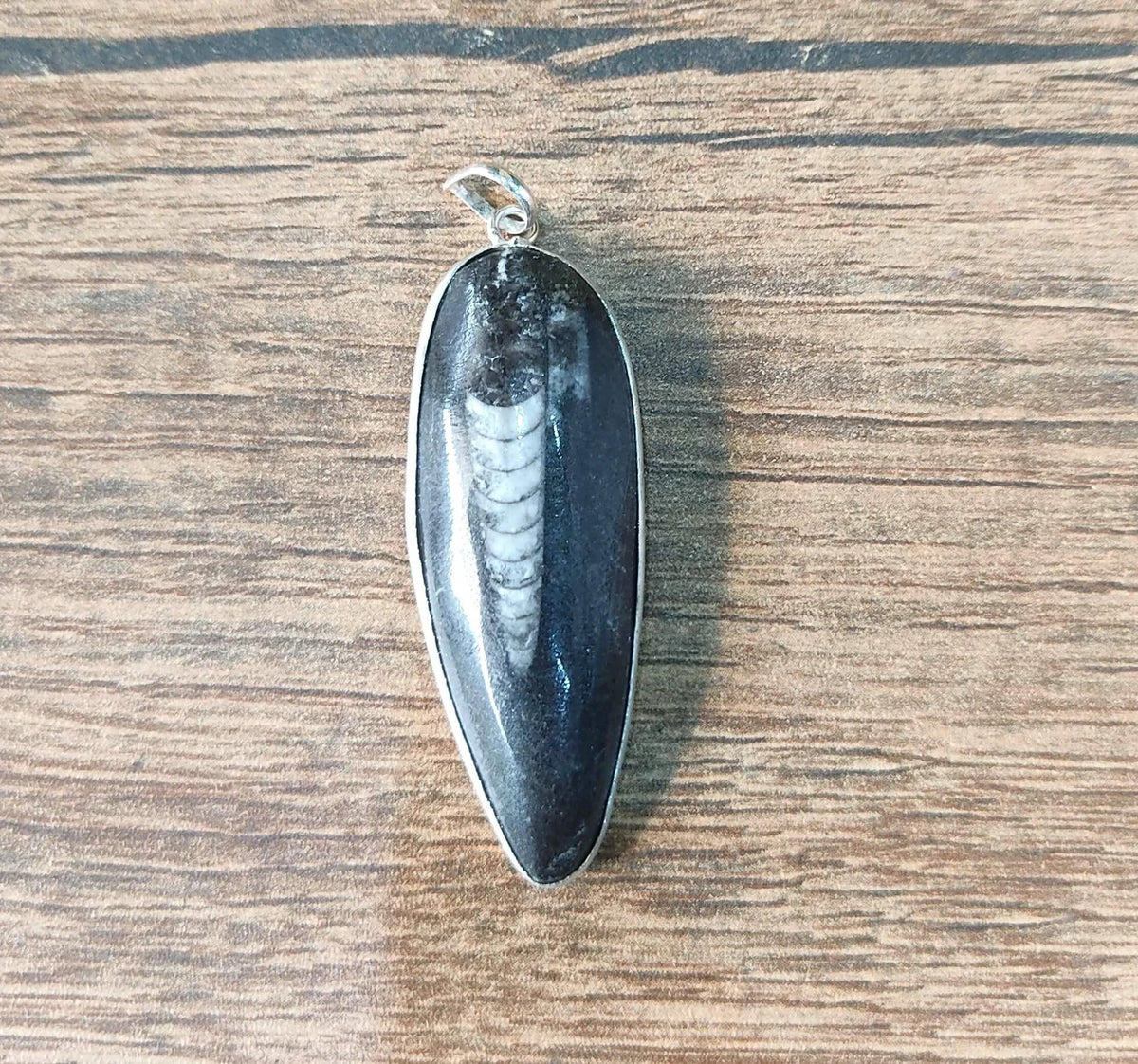 Natural Fossil Pendant |kubera Crystal for negitivity cleaning