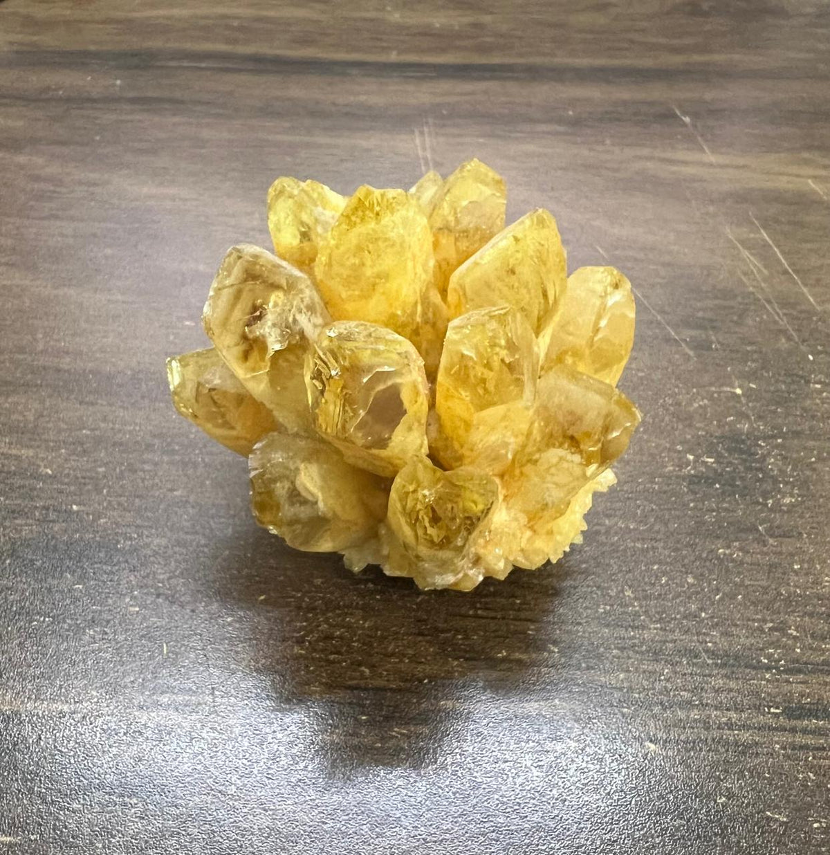 Citrine Crystal Cluster – Natural Golden Abundance Stone 300 Gram