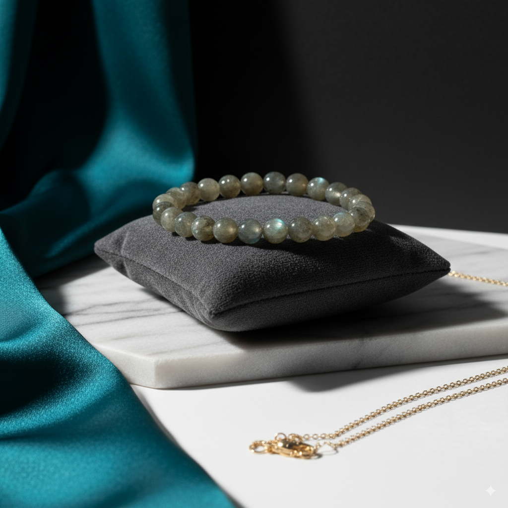 Labradorite Bracelet 8 mm Size