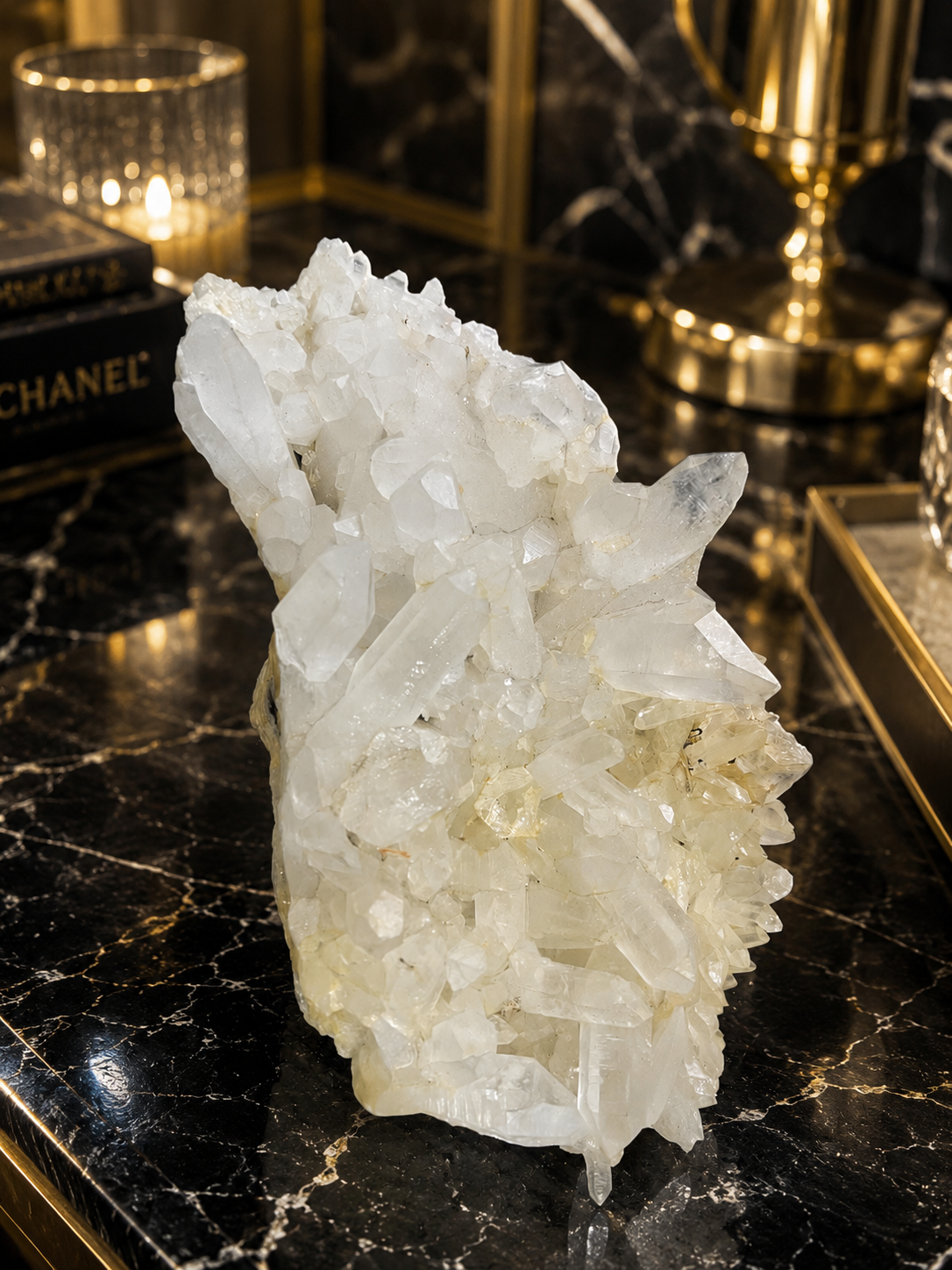 Himalayan Quartz Crystal Cluster 3762 Gram Natural Healing Stone