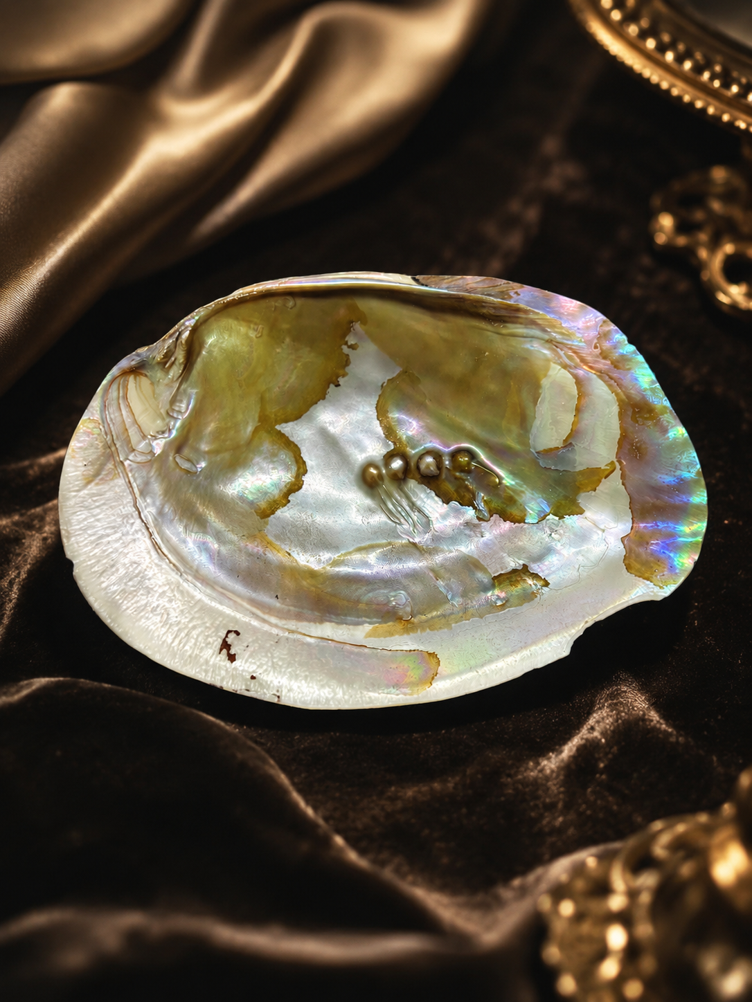 Natural Pearl Shell for Smudging, Healing & Luxury Home Decor