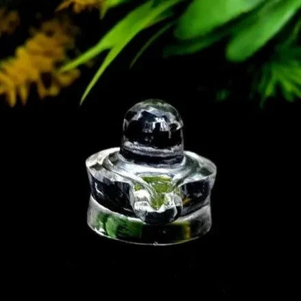 Natural Crystal Shivling for Puja & Meditation ā Spiritual Awakening" {Weight-10.60 Gram}