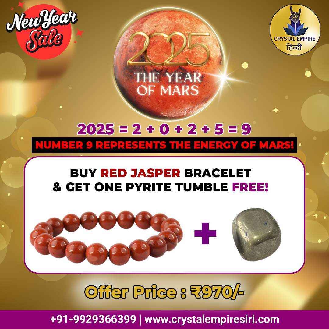 2025 New Offer | Red Jasper with Pyrite Tumble