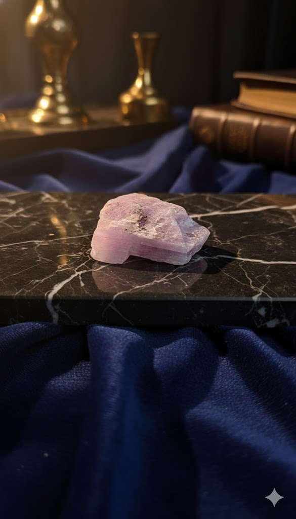 Natural Pink Kunzite Raw Stone for Chakra Healing & Positivity 34.60 Gram