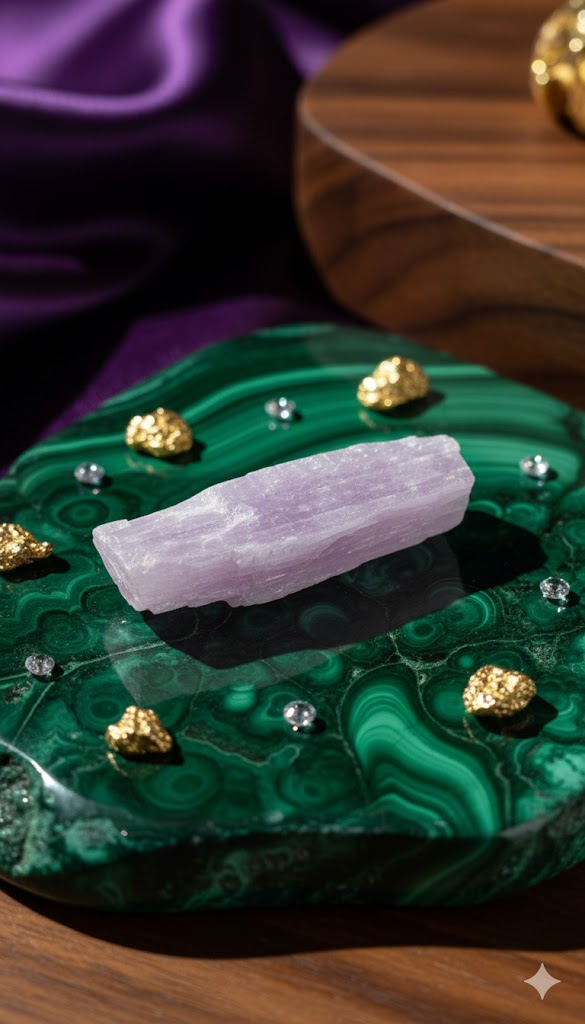 Pink Kunzite Raw Crystal for Love, Calmness & Spiritual Harmony 26.40 Gram