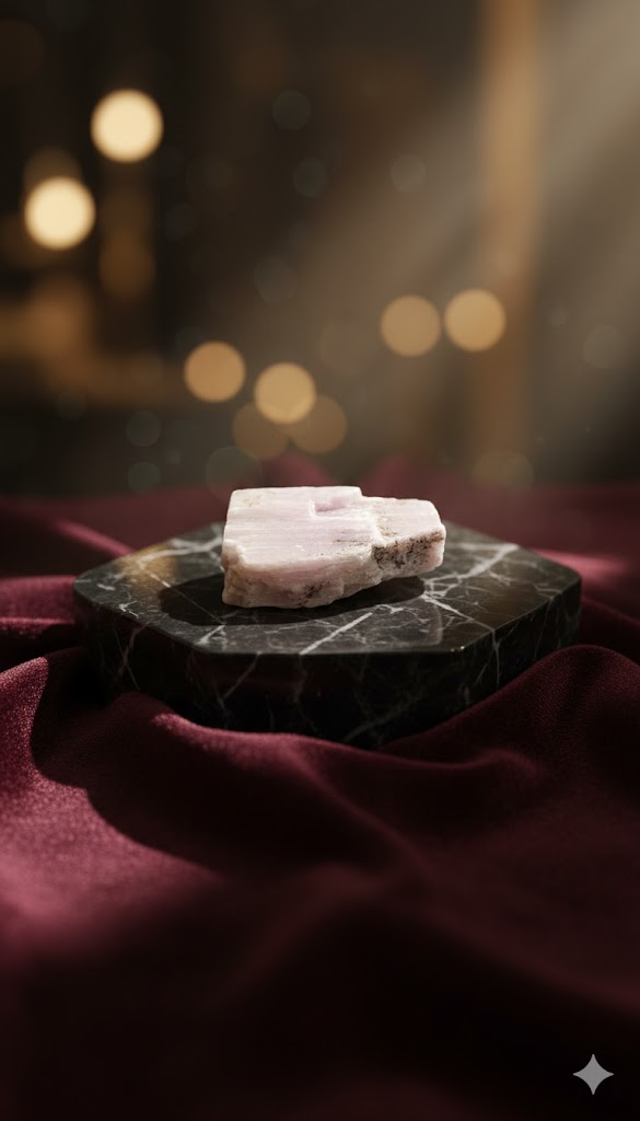 Natural Pink Kunzite Raw Stone for Self-Love & Emotional Wellness 33. Gram
