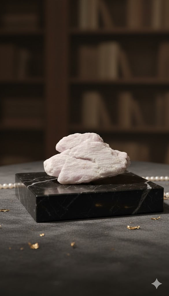 Pink Kunzite Raw Stone for Stress Relief & Positive Aura 41.20 Gram