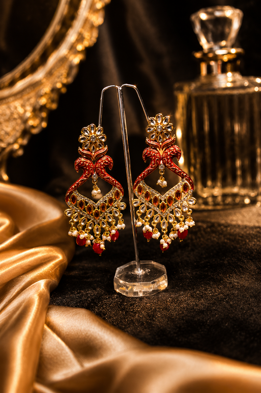 Traditional Designer Chandbali Earrings | Ethnic Party Wear Jewelry