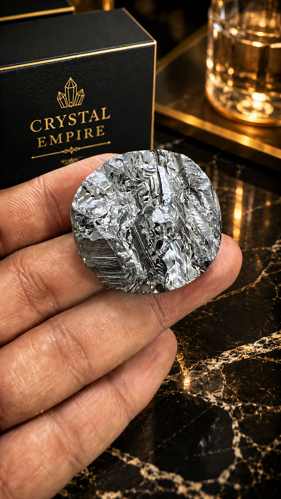 Shungite Crystal Stone for Protection, Grounding & Energy Balance 17 gram size