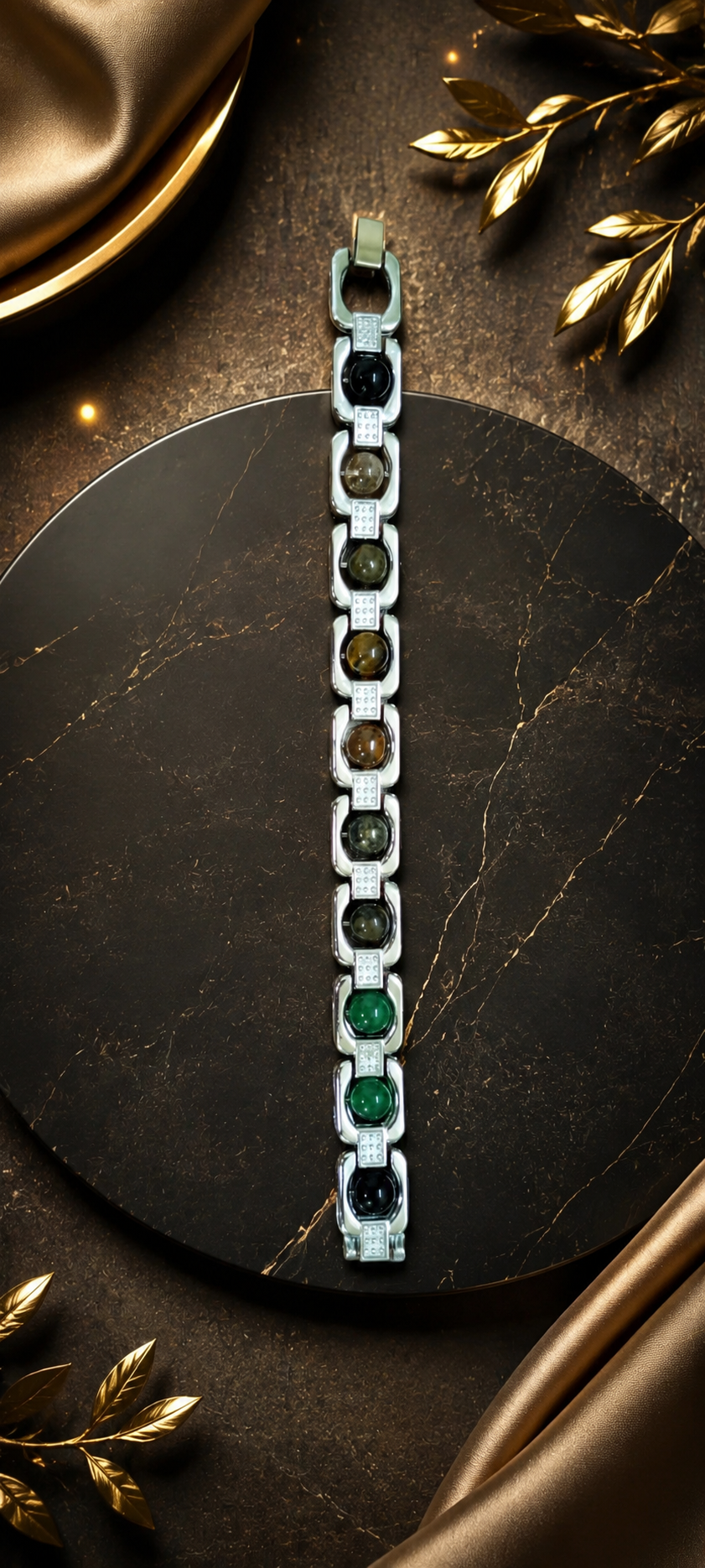 Natural Dhan Yog Crystal Bracelet – Wealth, Prosperity & Success