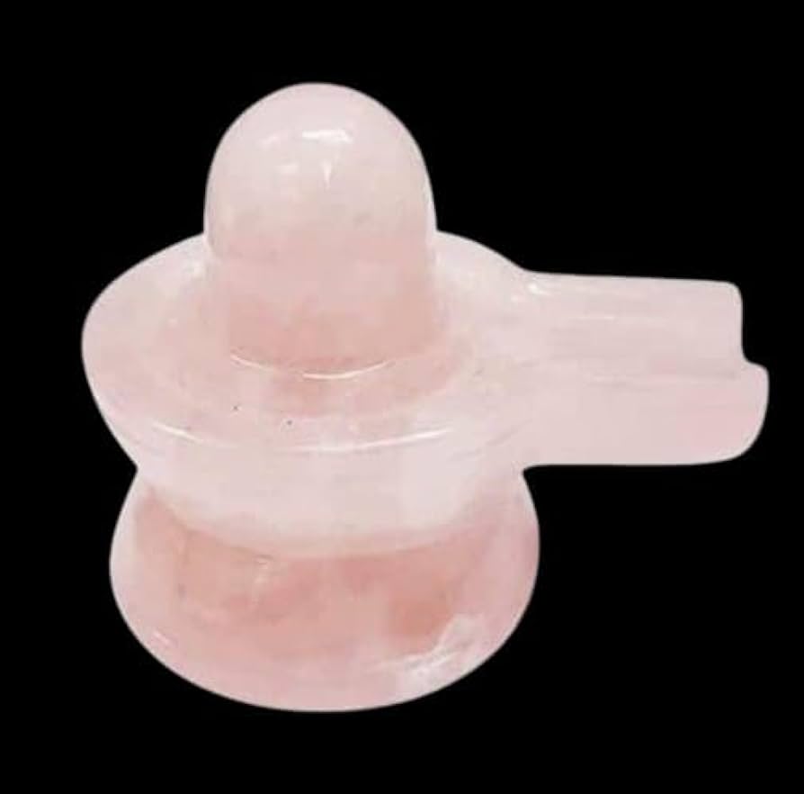 Rose Quartz Shivling for Love, Peace, Healing & Shiva Blessings