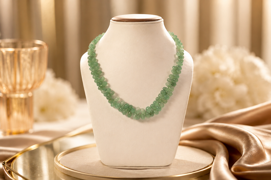 Strawberry Quartz Handcrafted Gemstone Necklace for Love & Elegance