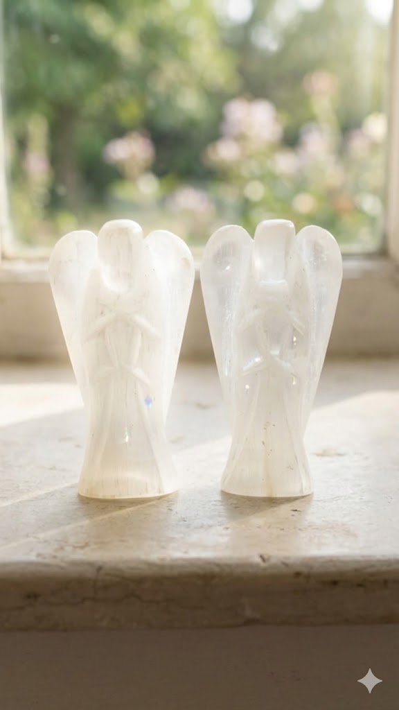 Buy 2 Inch Selenite Angel for Peace, Healing & Divine Energy