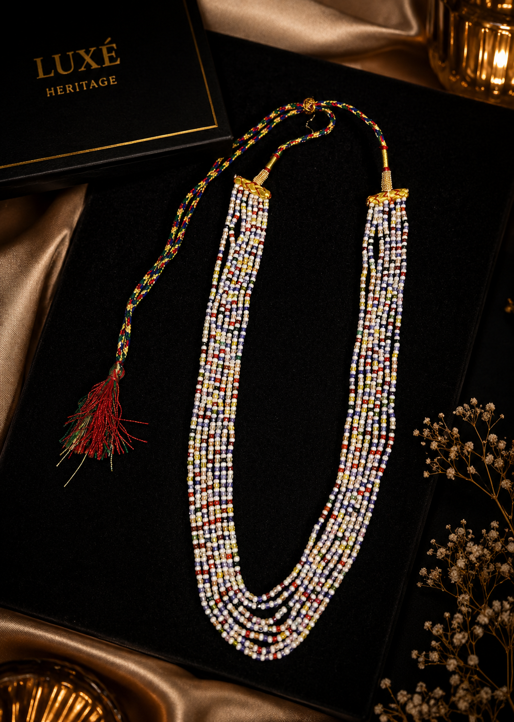 Luxury Multi Strand CZ Beaded Necklace | Elegant Party Jewelry for Women