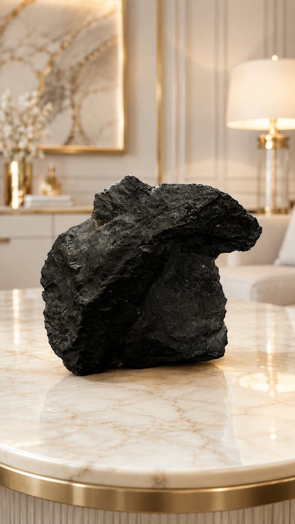 Elite Shungite Raw Stone for Protection, Grounding & Energy Balance 354 Gram