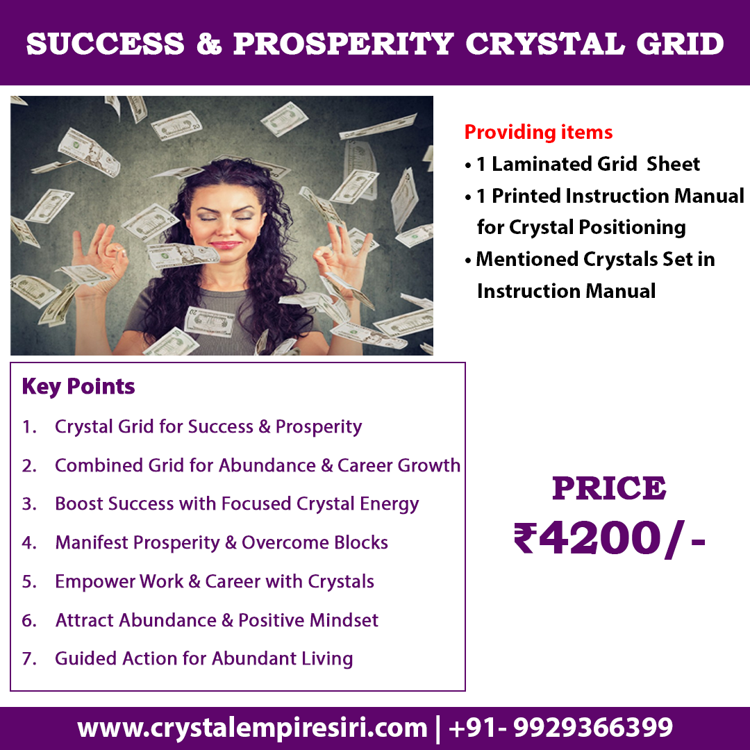 Success & Prosperity Crystal Grid