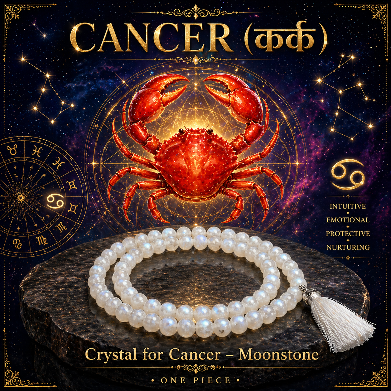 4. Karka Rashi Crystal | Cancer Zodiac Sign Crystal