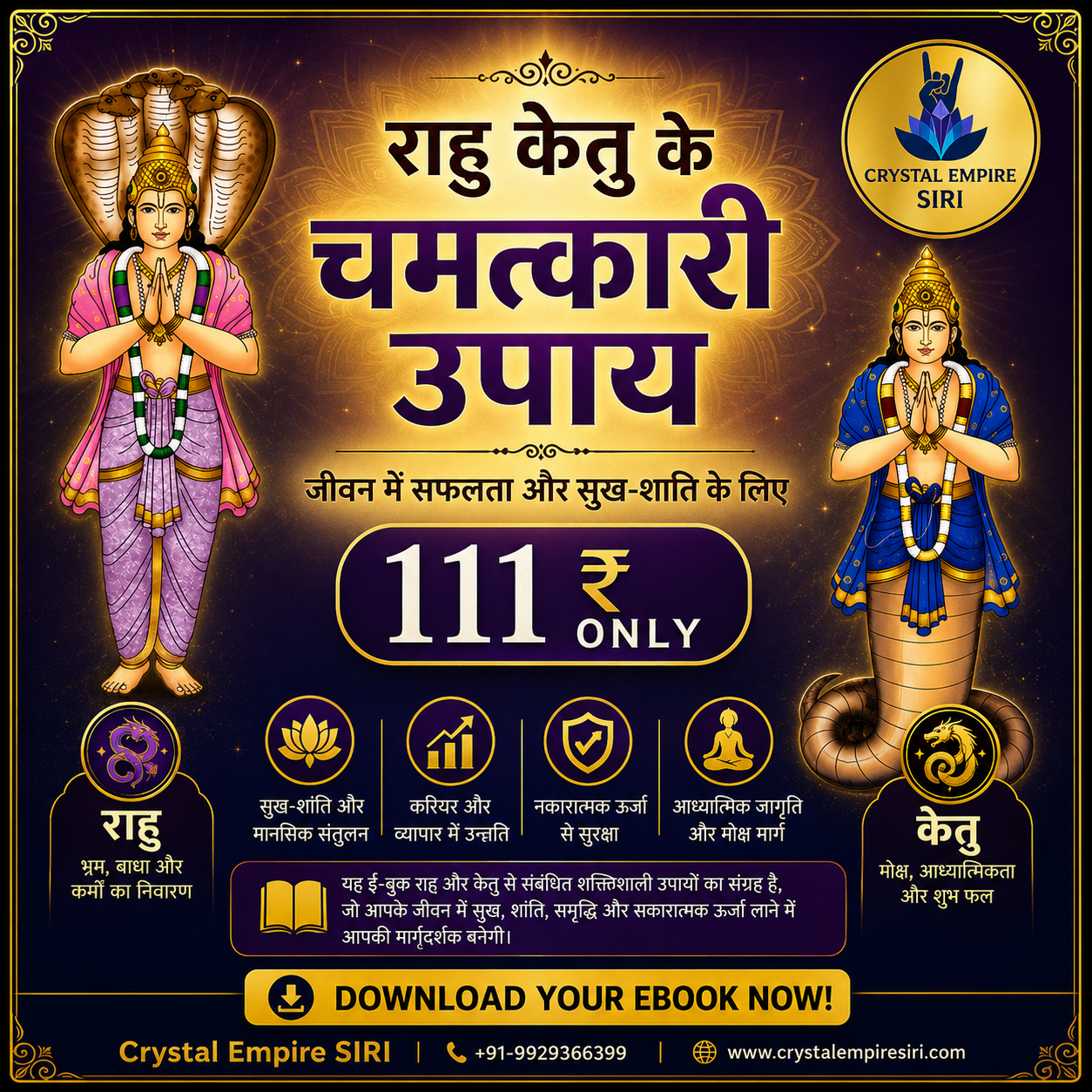 राहु केतु के चमत्कारी उपाय  eBook