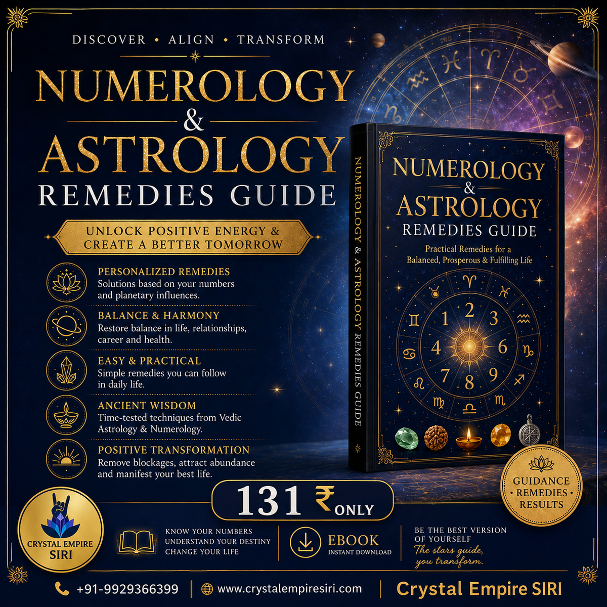 Numerology & Astrology Remedies E Book Guide
