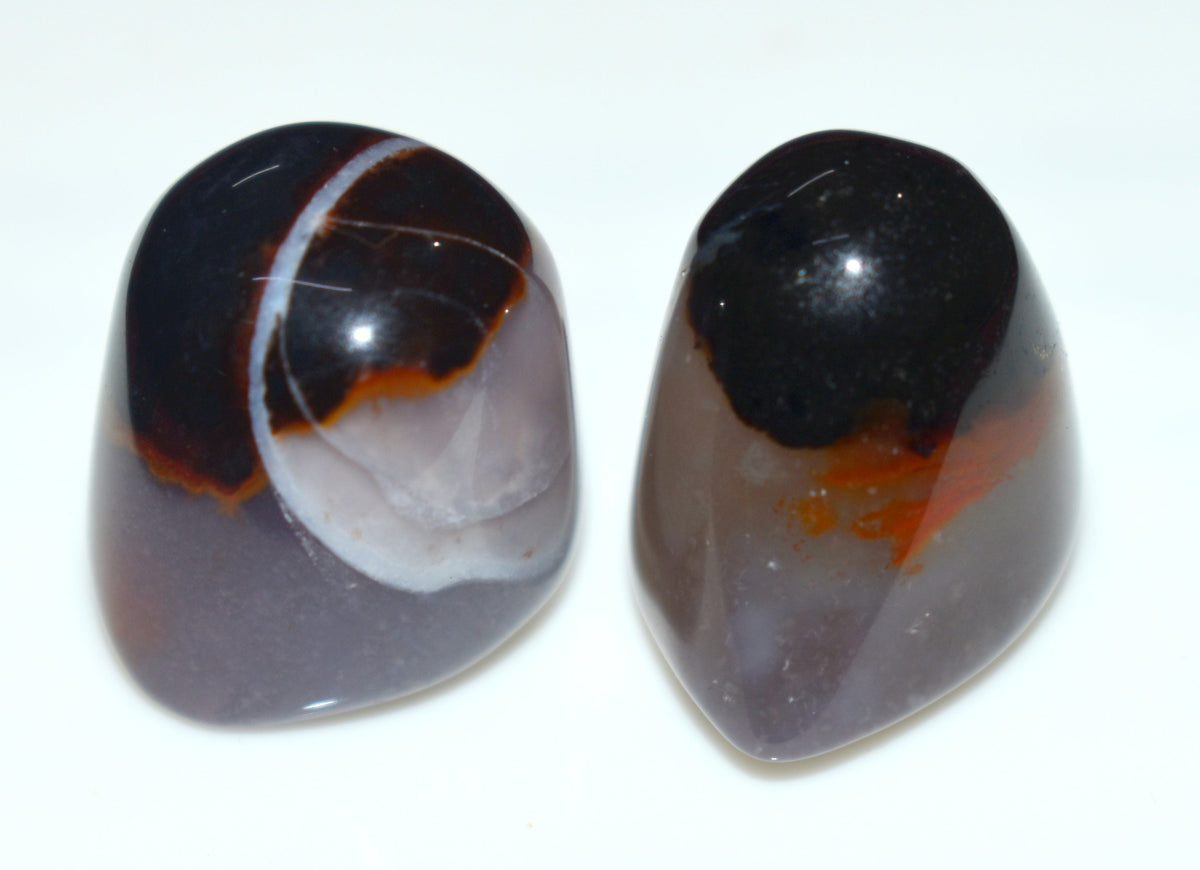 Black Shiva Third Eye Agate Natural Stone