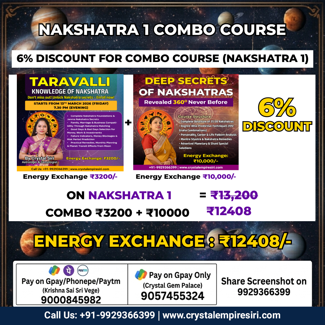 Nakshatra 1 Combo Course – 6% Special Discount Offer