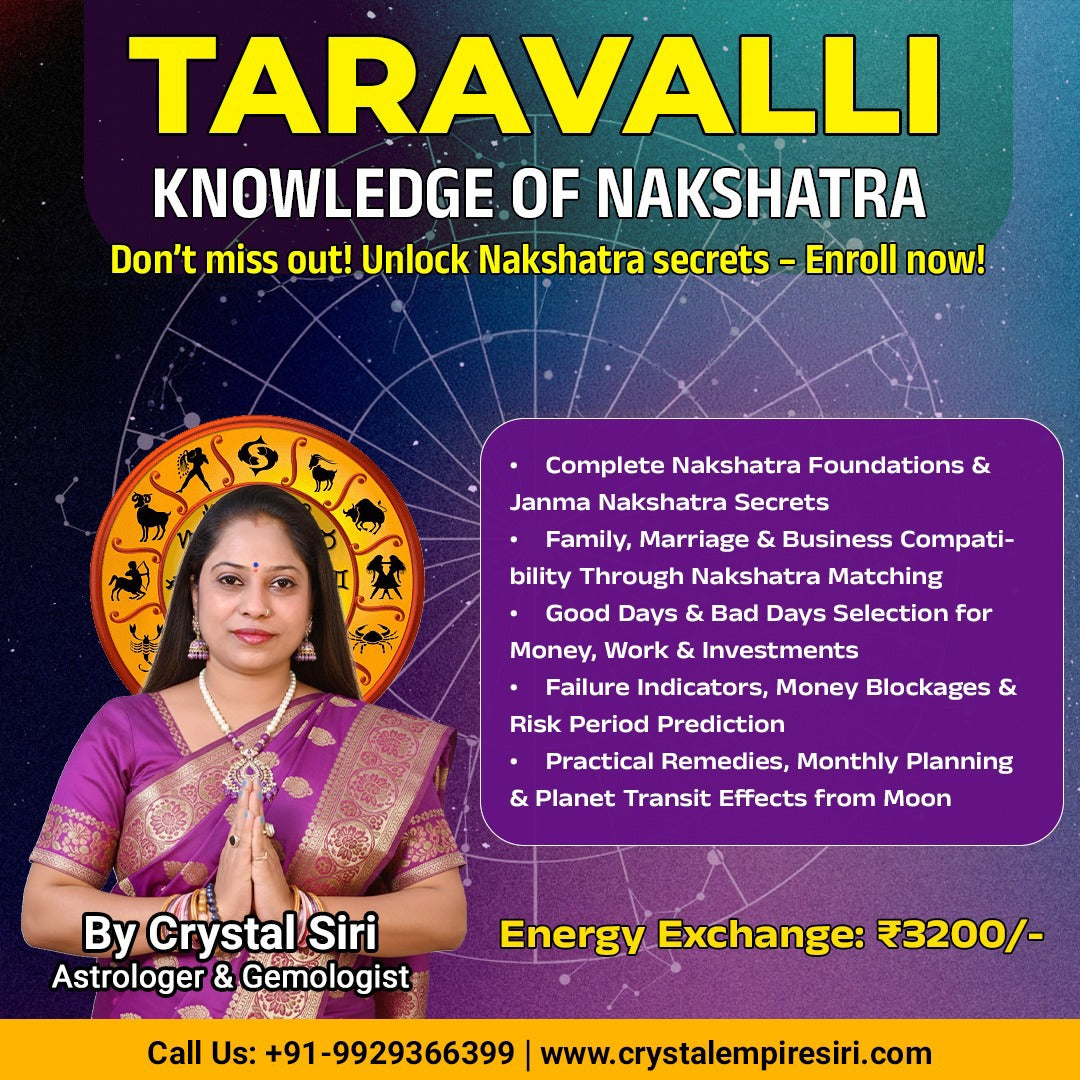 Learn Nakshatra Astrology – TARAVALLI Knowledge Classes