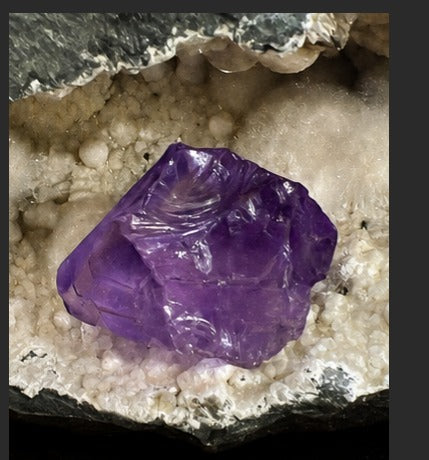 Natural Amethyst Crystal Cluster Purple Healing Stone Home Decor 58 Gram