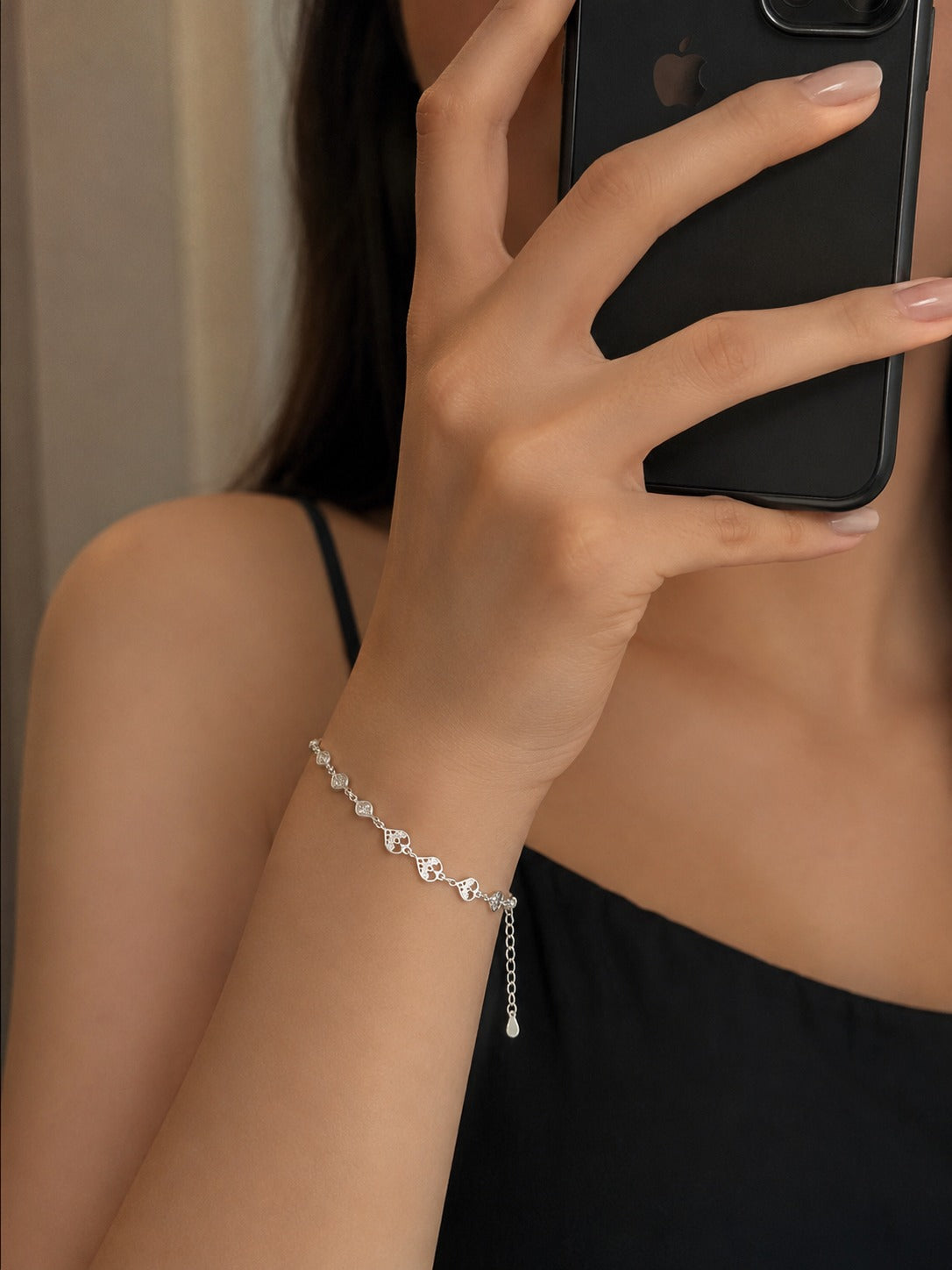 Amazing Silver Designer Bracelet for Women | Premium Fashion Jewelry [7.30g]- NT-6