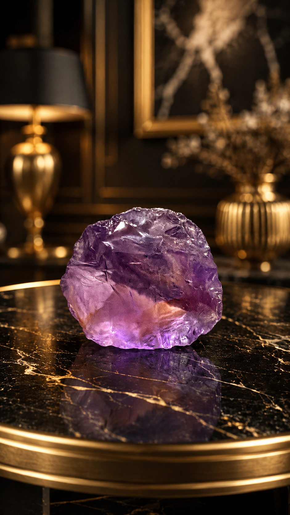 Natural Amethyst Crystal Rough Stone 63 Gram Healing Crystal Specimen