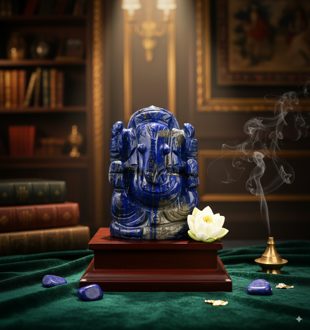 Natural Lapis Lazuli Ganesha