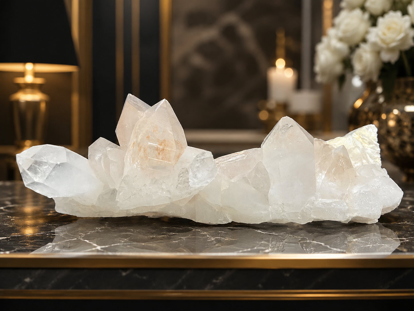 Natural Himalayan Quartz Crystal Cluster 1260 Gram Healing Stone