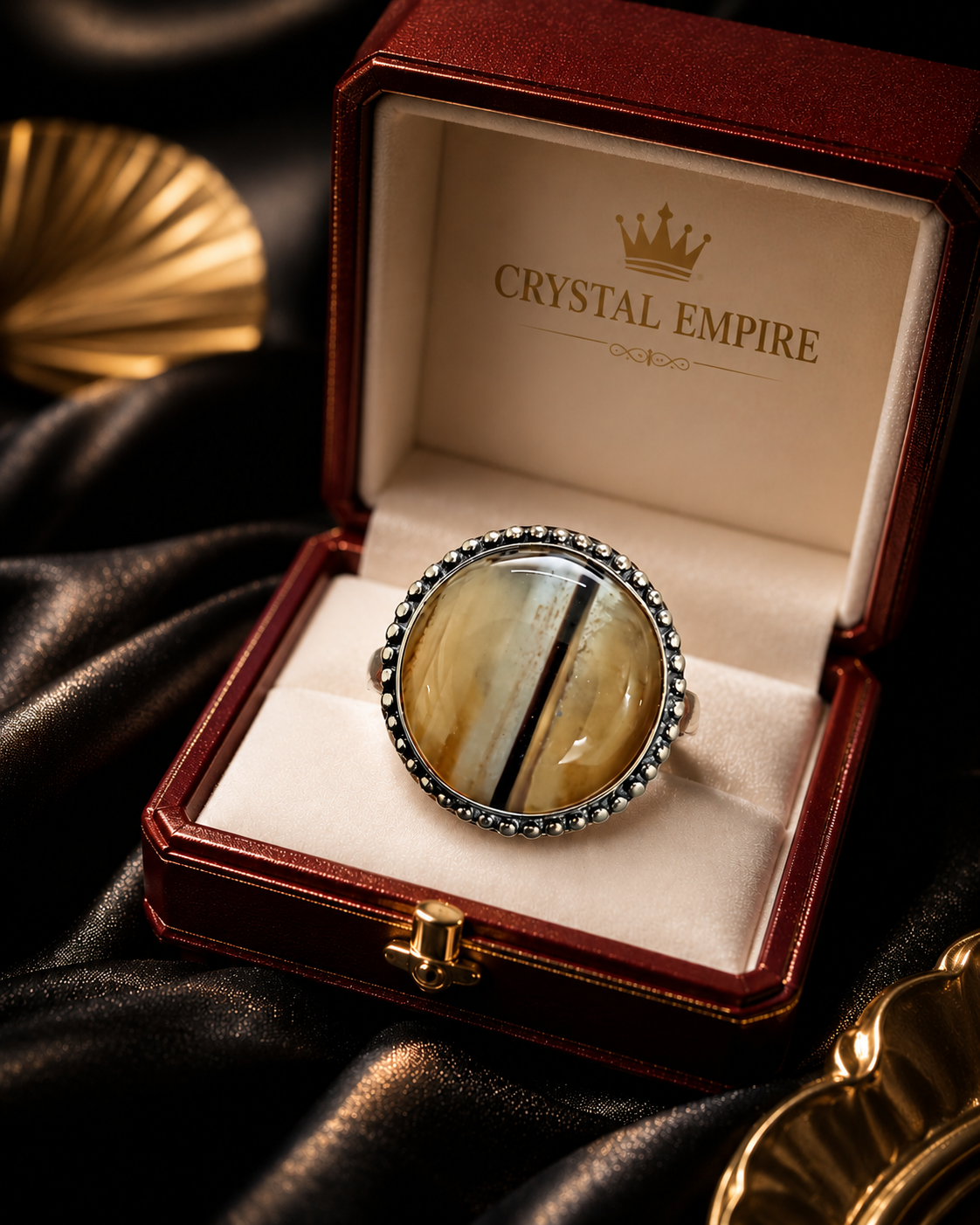 Natural Sulemani Hakik Ring for Protection, Strength & Positive Energy