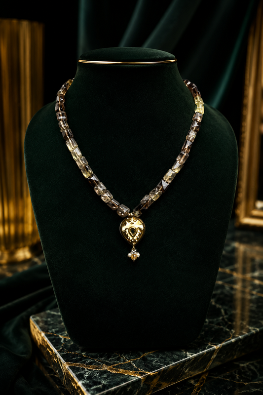 Fancy Gold Pendant Necklace for Women | Elegant Fashion Jewelry Gift