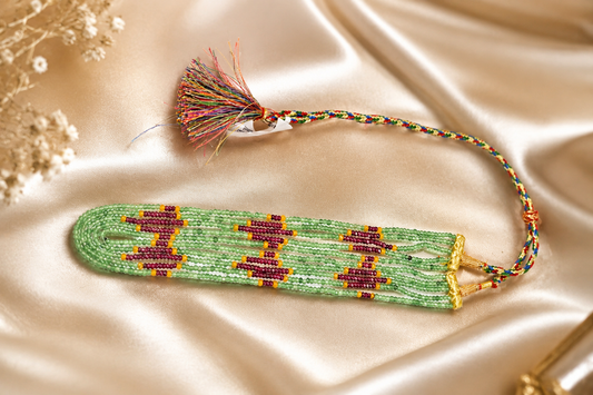 Handcrafted Seed Bead Tassel Necklace | Ethnic Fashion Jewelry for Women
