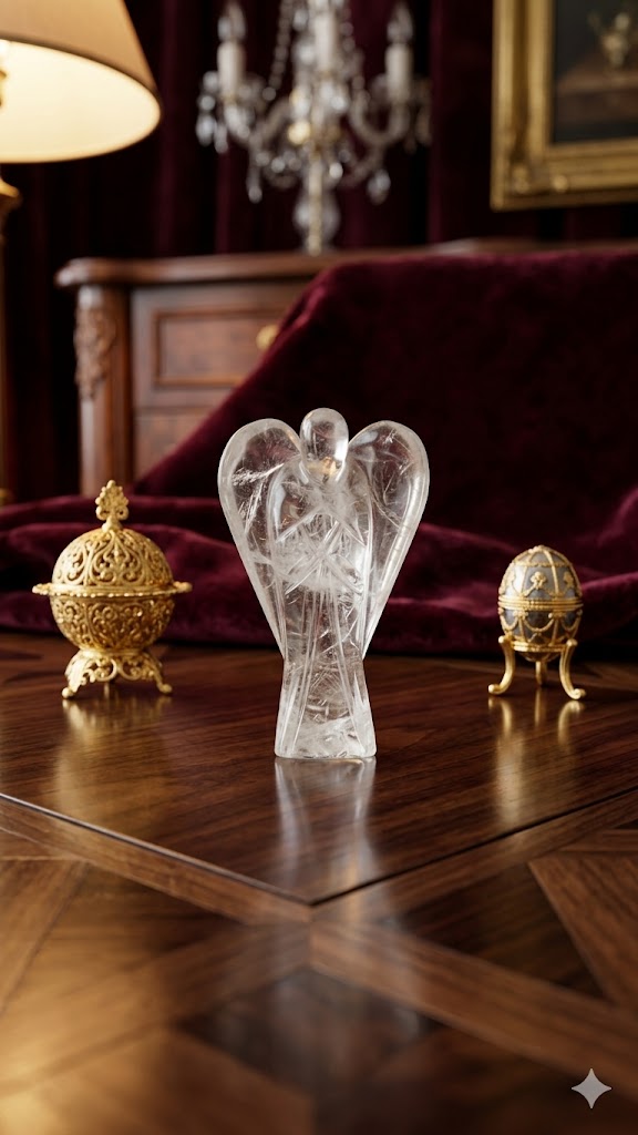 Crystal Quartz Angel 2 Inches for Healing & Positive Energy