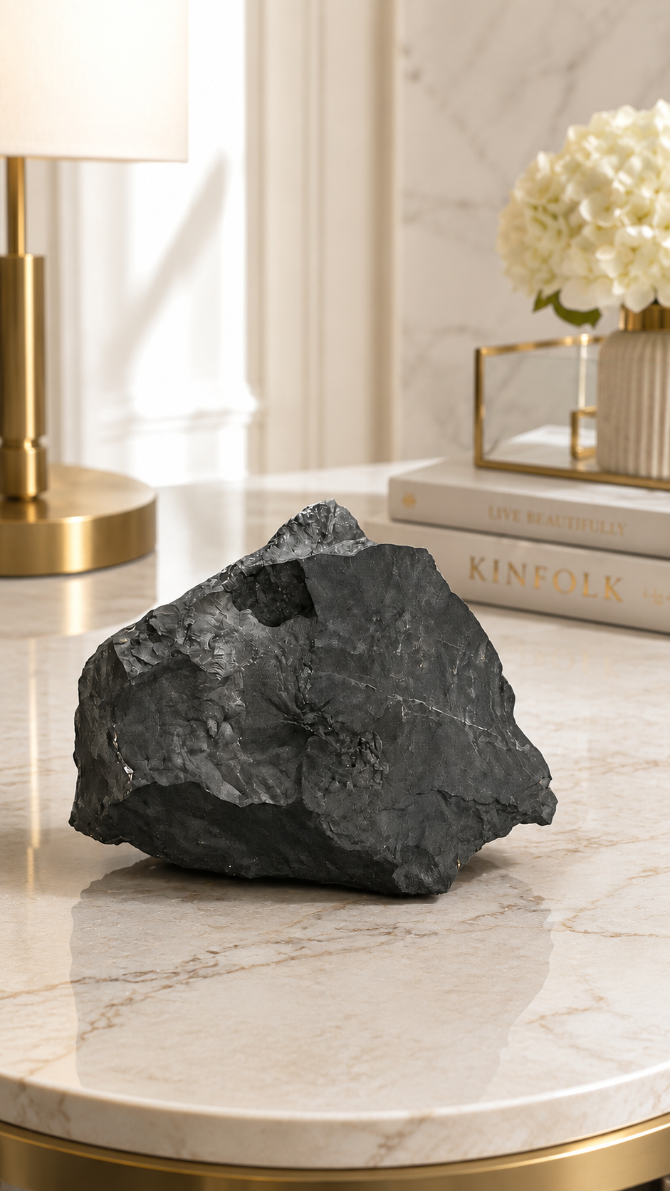 Elite Shungite Raw Stone 132 Gram | Natural Protection Crystal