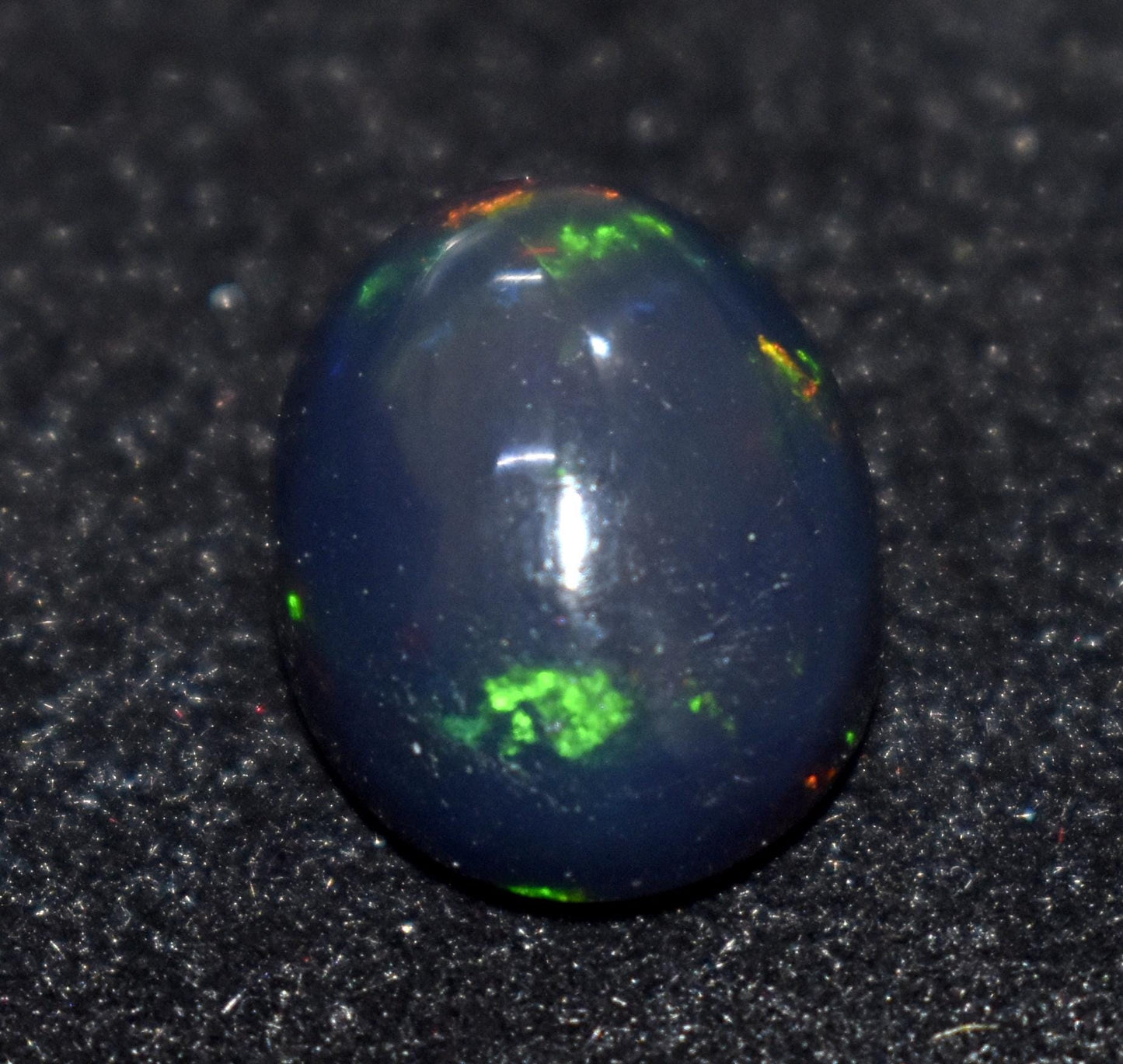 Beautiful  Black Opal, Oval Welo Fire, Cabochon Loose Gemstone, 4.10 Ct, Size-9.5x14.5x5mm, For Jewelry Making, Gift For Her,