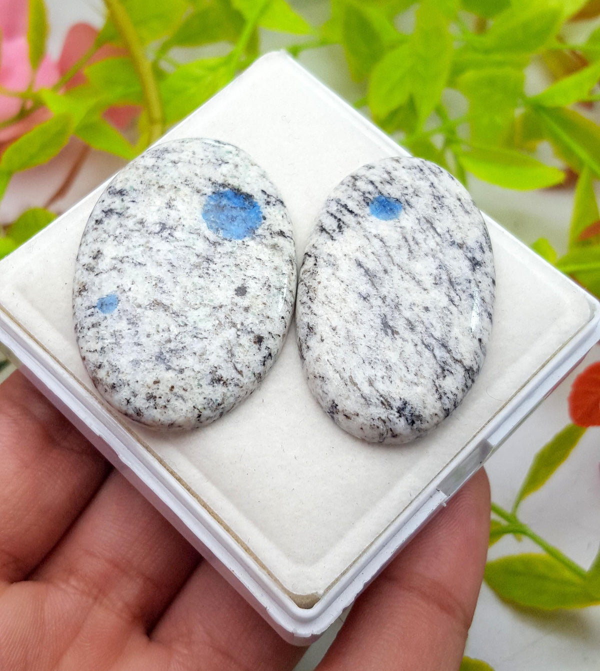 Natural K2 Jasper Oval Shape Cabochon Gemstone Lot, 93.40 Carat, Size-40x25x5mm To 41x28x5mm, Gift For Her, PC-2