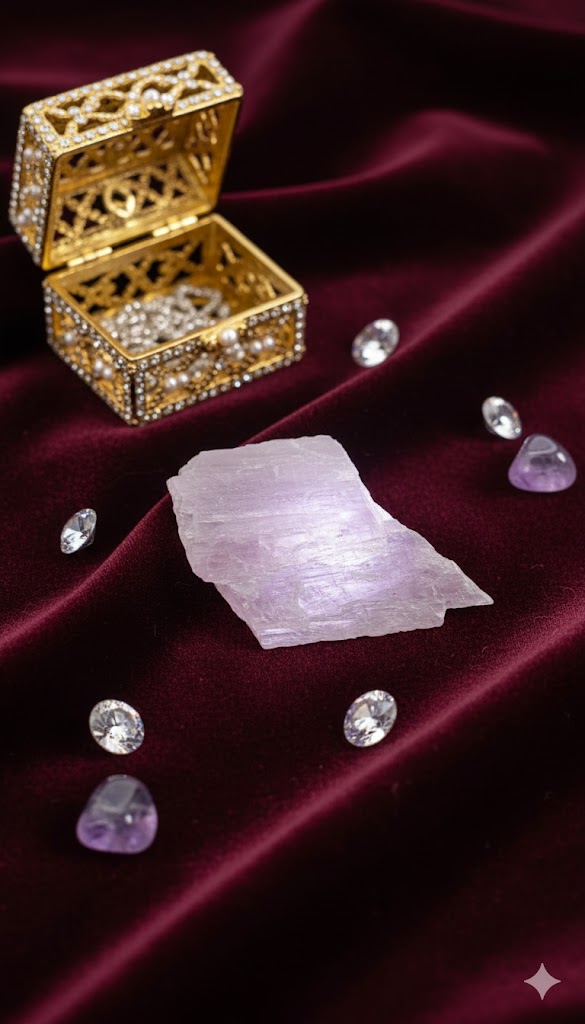 Pink Kunzite Raw for Love Attraction, Peace &amp; Chakra Alignment 30.90 Gram
