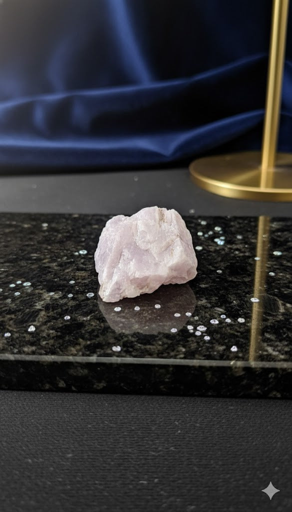High-Quality Pink Kunzite Raw for Aura Cleansing &amp; Mood Upliftment 28.20 Gram