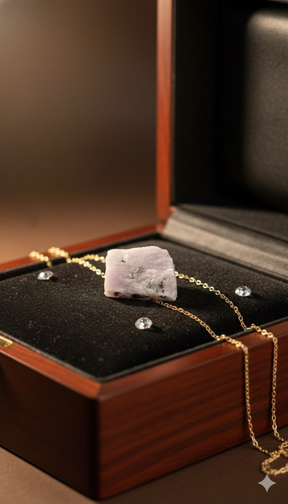 Natural Pink Kunzite Raw for Relationship Harmony &amp; Heart Strengthening 29.75 Gram