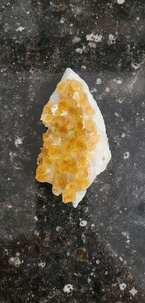 Natural Citrine Cluster – 230 Grams | Genuine Citrine Gemstone