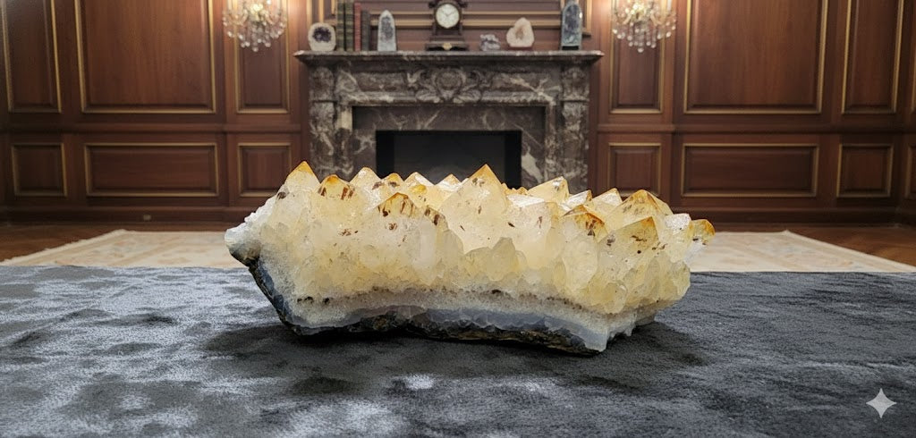 Naturel citrine cluster  187 grams citrine gemstone