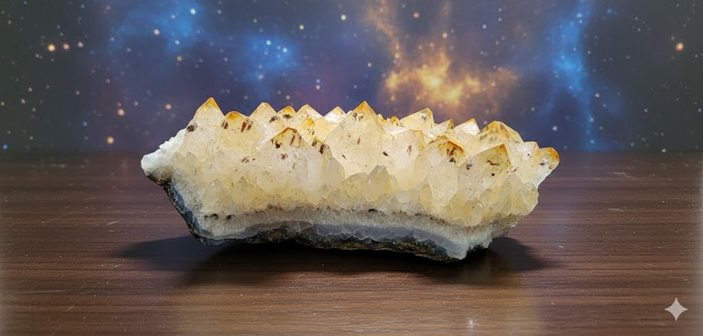 Naturel citrine cluster  187 grams citrine gemstone