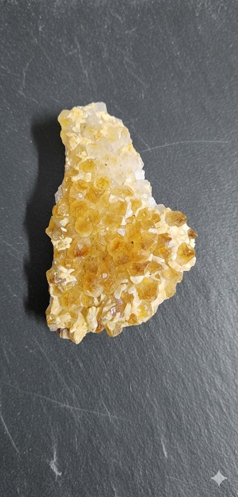 Natural Citrine Cluster – 263 Grams | Genuine Citrine Gemstone